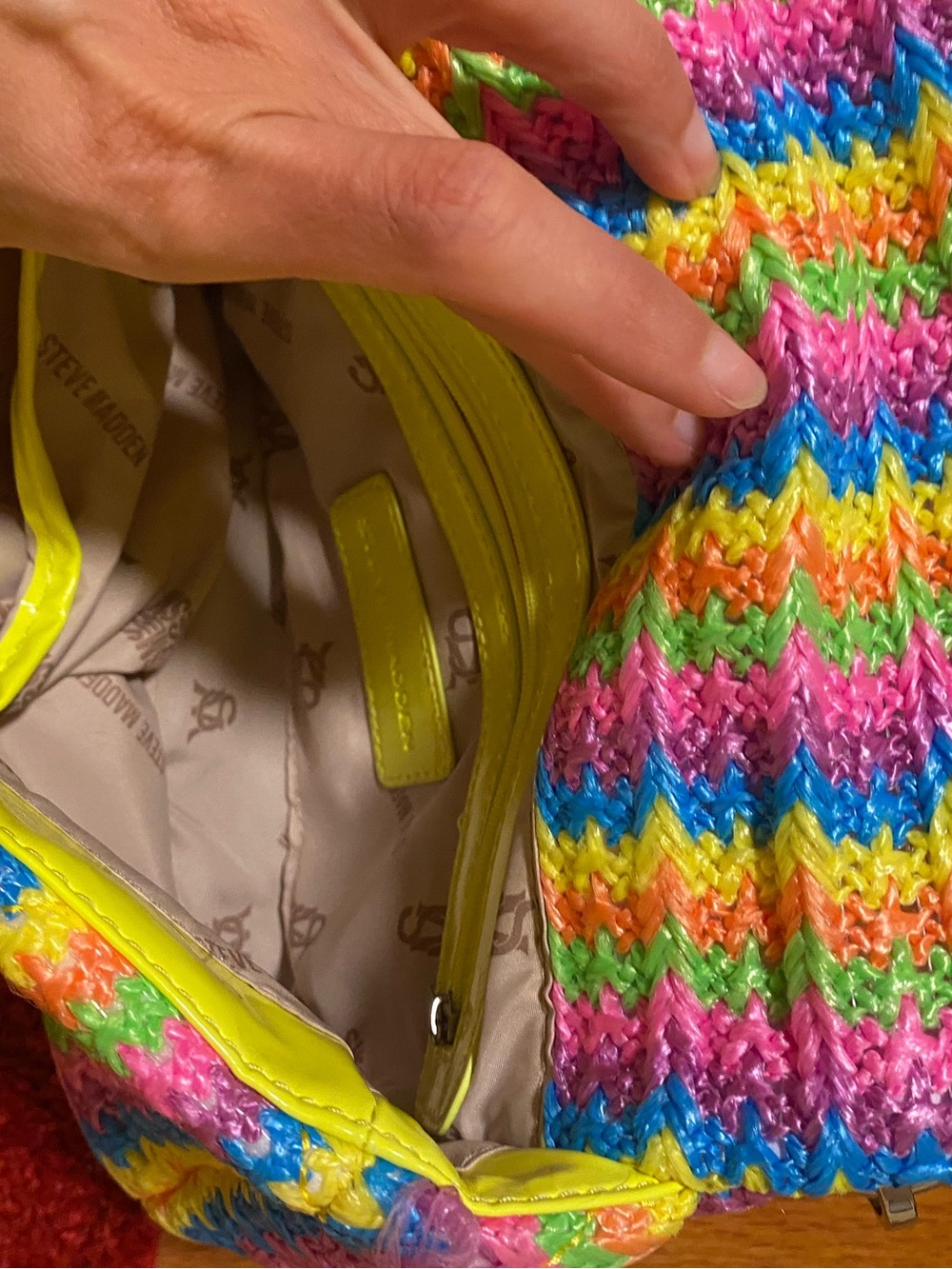 Steve Madden Prism Rainbow Crossbody Bag - Picture 3 of 7